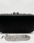 I.N.C. International Concepts Black East West Embellished Minaudiere Convertible Clutch