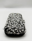 I.N.C. International Concepts Black East West Embellished Minaudiere Convertible Clutch