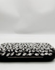 I.N.C. International Concepts Black East West Embellished Minaudiere Convertible Clutch