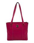 Dooney & Bourke Hot Pink Saffiano Leather Lexington Tote Bag