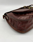 Brown Leather Satchel and Fable Handmade Bag
