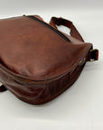 Brown Leather Satchel and Fable Handmade Bag