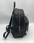 Guess Black Faux Leather Rylan Backpack