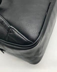 Guess Black Faux Leather Rylan Backpack