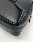 Guess Black Faux Leather Rylan Backpack