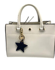 Crown & Ivy White Convertible Crossbody Satchel