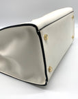 Crown & Ivy White Convertible Crossbody Satchel