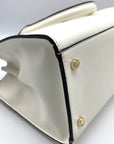 Crown & Ivy White Convertible Crossbody Satchel