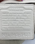 Coach Bone White Leather Medium Slim Legacy Shoulder Bag 1427
