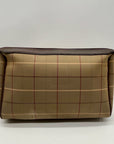 Burberrys Vintage Nova Check Canvas Zip Pouch