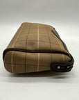 Burberrys Vintage Nova Check Canvas Zip Pouch