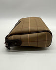 Burberrys Vintage Nova Check Canvas Zip Pouch