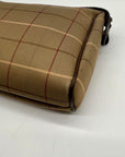 Burberrys Vintage Nova Check Canvas Zip Pouch