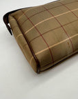 Burberrys Vintage Nova Check Canvas Zip Pouch