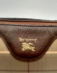 Burberrys Vintage Nova Check Canvas Zip Pouch