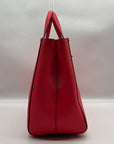 Kate Spade Pink Saffiano Leather Triple Compartment Convertible Satchel Bag