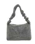 I.N.C International Concepts Silver Mesh Scrunch Shoulder Bag