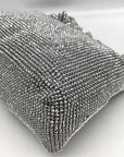 I.N.C International Concepts Silver Mesh Scrunch Shoulder Bag