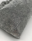 I.N.C International Concepts Silver Mesh Scrunch Shoulder Bag