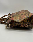 Brahmin Multi-Color Leopard Duxbury Satchel