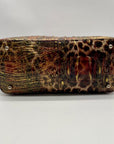 Brahmin Multi-Color Leopard Duxbury Satchel