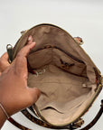 Brahmin Multi-Color Leopard Duxbury Satchel