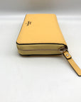 Kate Spade Yellow Saffiano Leather Marlee Continental Wallet