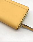 Kate Spade Yellow Saffiano Leather Marlee Continental Wallet