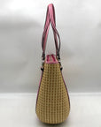 Maxx New York Pink Woven Shoulder Bag