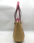 Maxx New York Pink Woven Shoulder Bag