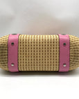 Maxx New York Pink Woven Shoulder Bag