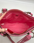 Maxx New York Pink Woven Shoulder Bag