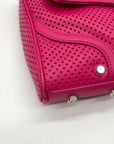 Rebecca Minkoff Pink Perforated Leather Crossbody Bag