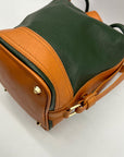 Valentina Firenze Leather Convertible Backpack and Purse