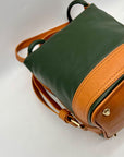 Valentina Firenze Leather Convertible Backpack and Purse
