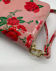 Betsey Johnson Blush Pink Floral Clutch