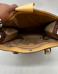 Diane Von Furstenberg Brown Fabric Travel Tote Bag