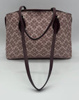 Kate Spade Pink Floral Print Coated Canvas Work Tote