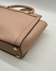 Michael Kors Pink Saffiano Leather Tina TZ Satchel Bag