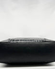 Brighton Black Patent Leather Jetson Laptop Tote Bag