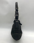 Coach Black Signature Monogram Soho Hobo Bag 10600