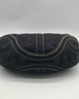Coach Black Signature Monogram Soho Hobo Bag 10600