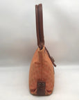 Dooney & Bourke Orange Signature Canvas Mini Tassel Tote