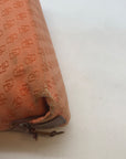 Dooney & Bourke Orange Signature Canvas Mini Tassel Tote
