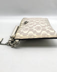 Coach White Coated Canvas Peyton Dream Convertible Wristlet