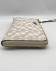 Coach White Coated Canvas Peyton Dream Convertible Wristlet