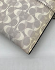 Coach White Coated Canvas Peyton Dream Convertible Wristlet