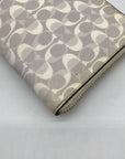Coach White Coated Canvas Peyton Dream Convertible Wristlet