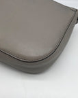 Michael Kors Gray Pebbled Leather Mott Crossbody Bag