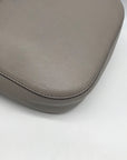 Michael Kors Gray Pebbled Leather Mott Crossbody Bag